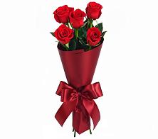 Букет 5 Красных роз Эдлесс Лав в Красном Логе