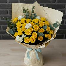 Букет цветов из:  Розы в Красном Логе