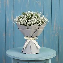 Букет цветов из:  Гипсофила #REPLACE_PRED# Красном Логе