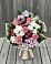 Букет цветов из: Альстромерии, Гвоздики, Розы и Хризантемы в Красном Логе