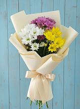 Букет цветов из:  Хризантемы в Красном Логе