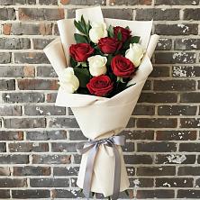 Букет цветов из:  Розы в Красном Логе