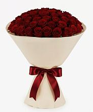 Букет 101 Бордовая роза Блэк Бакарра в Красном Логе