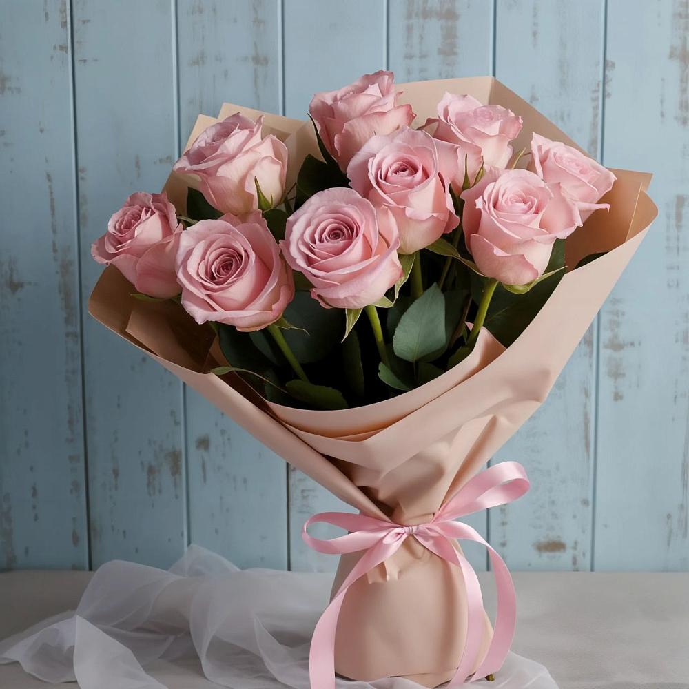 Букет цветов из: Розы в Красном Логе