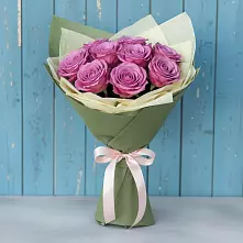 Букет Розы Фёрст Леди в Красном Логе