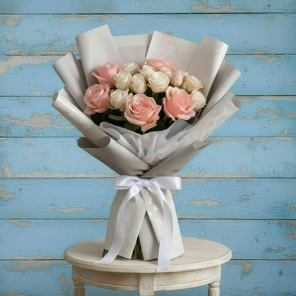 Букет цветов из: Розы в Красном Логе