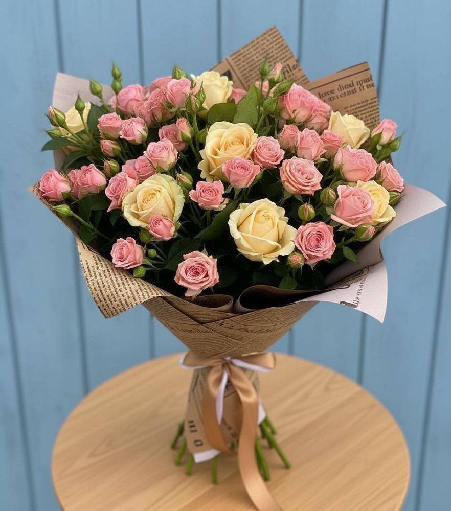 Букет цветов из: Розы в Красном Логе