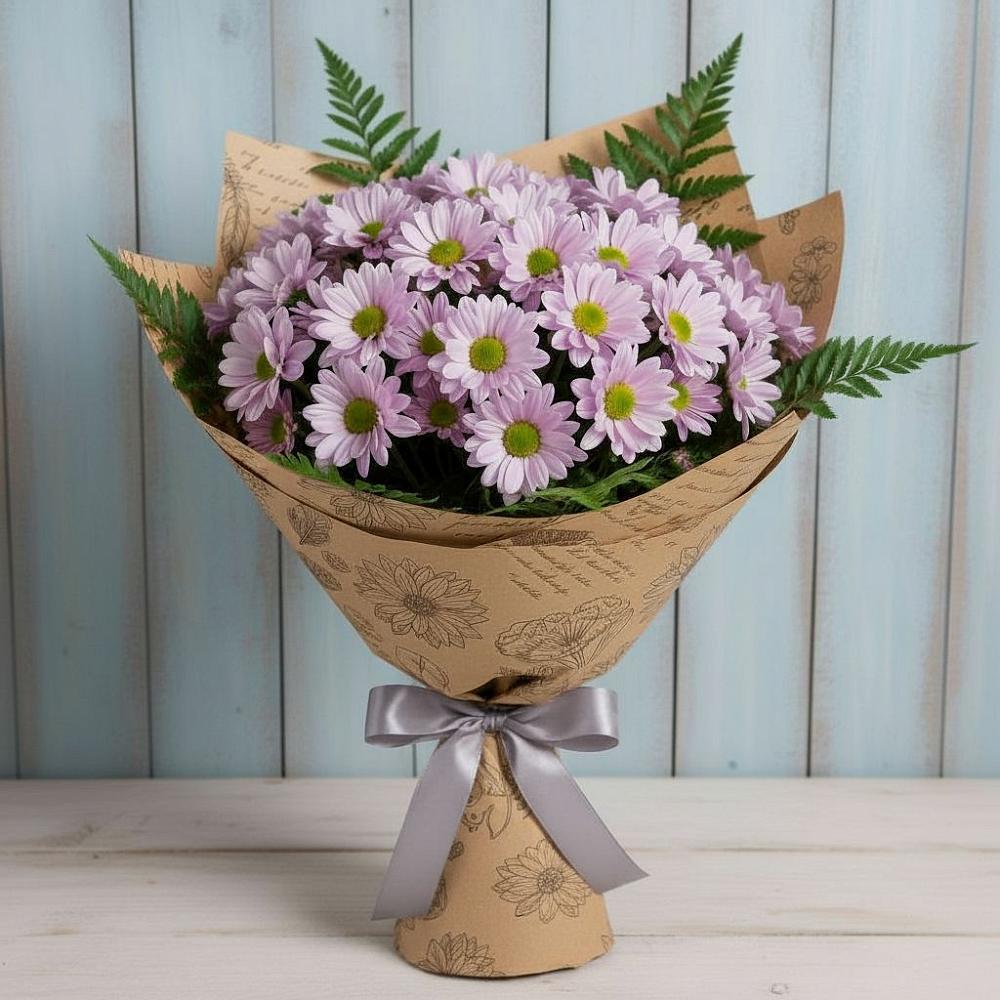 Букет цветов из: Хризантемы в Красном Логе