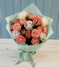 Букет цветов из:  Розы в Красном Логе