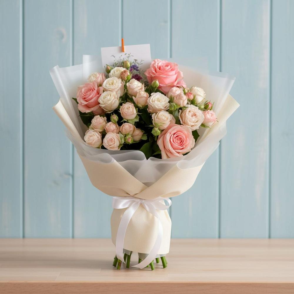 Букет цветов из: Розы в Красном Логе