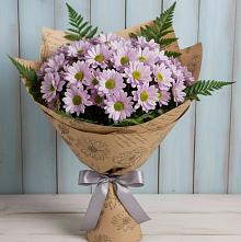 Букет цветов из:  Хризантемы в Красном Логе