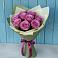 Букет Розы Фёрст Леди в Красном Логе