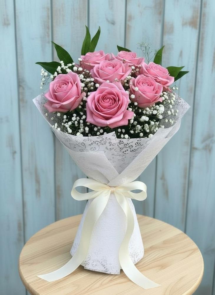 Букет цветов из: Розы в Красном Логе