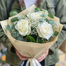 Букет цветов из:  Розы в Красном Логе