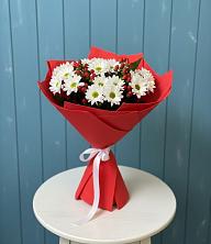 Букет цветов из:  Хризантемы в Красном Логе