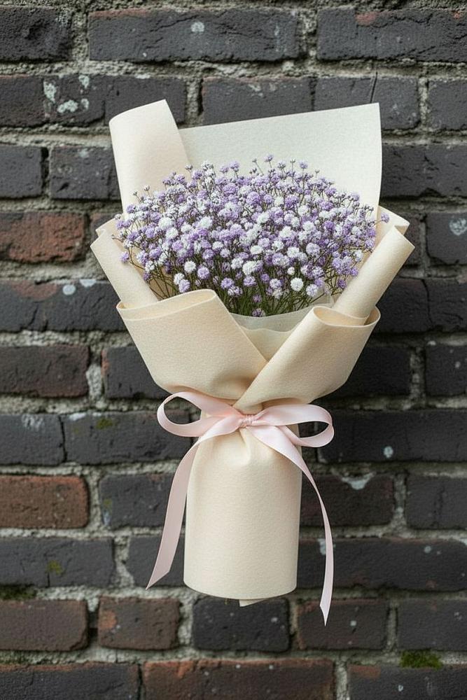 Букет цветов из: Гипсофила в Красном Логе