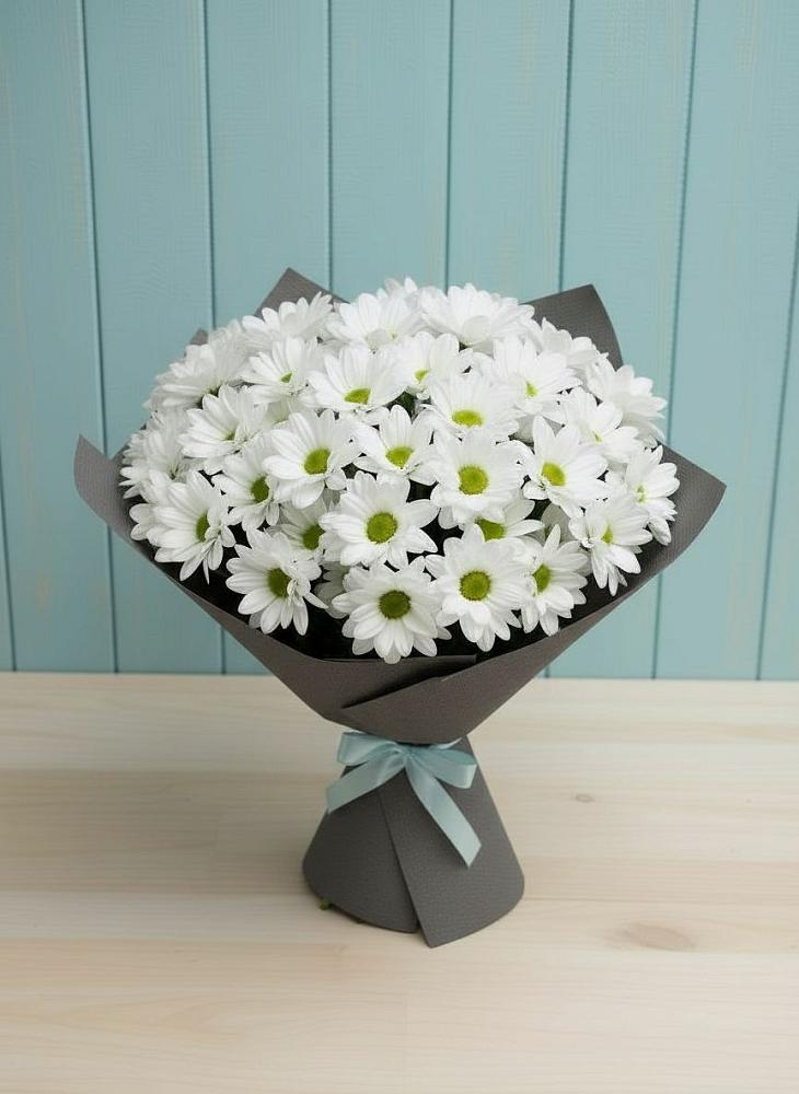 Букет цветов из: Хризантемы в Красном Логе