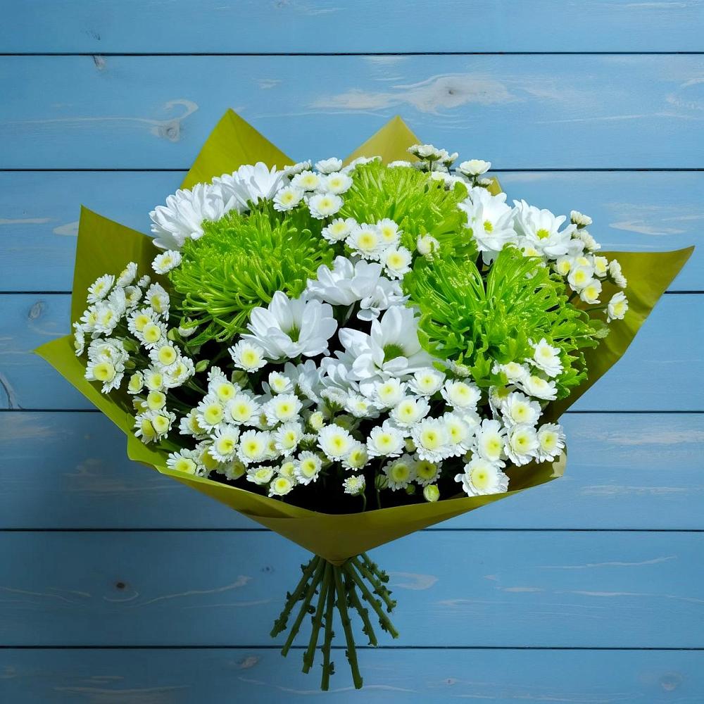 Букет цветов из: Хризантемы в Красном Логе