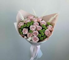 Букет цветов из:  Розы и Хризантемы в Красном Логе