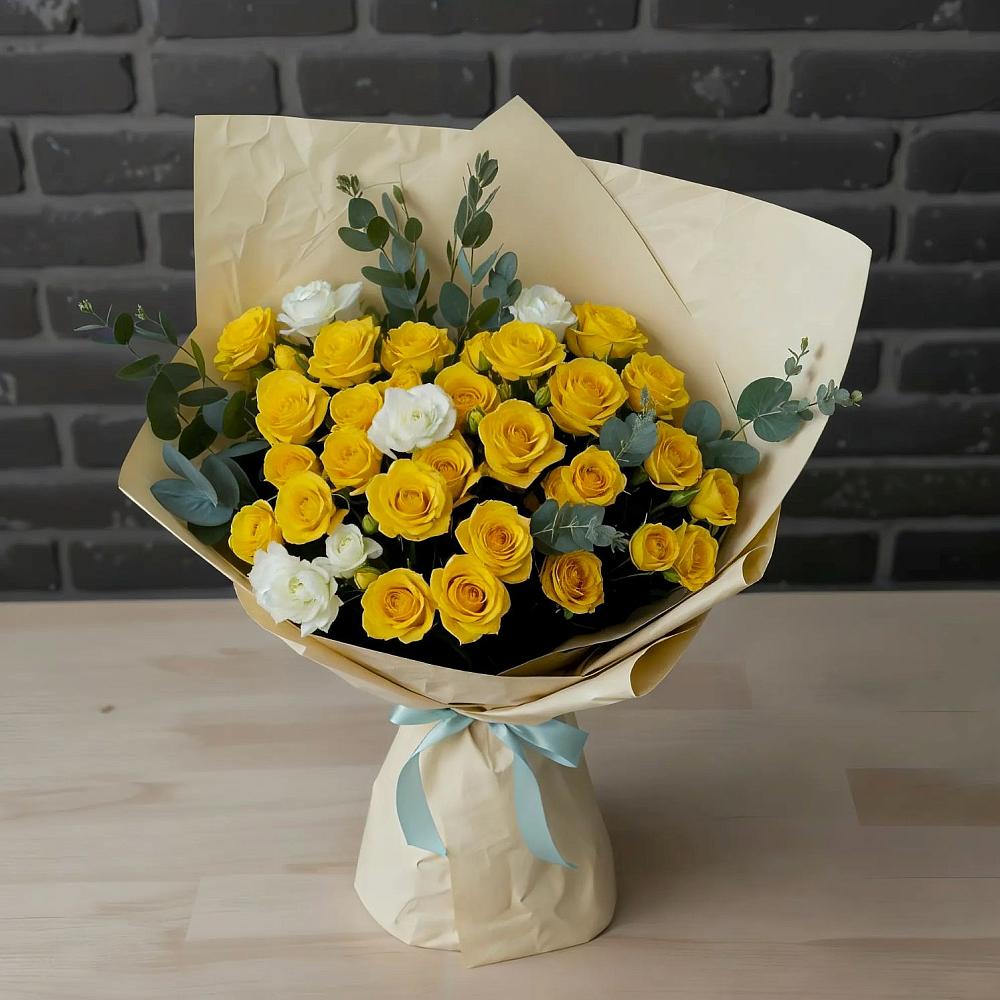 Букет цветов из: Розы в Красном Логе