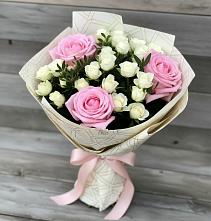 Букет цветов из:  Розы #REPLACE_PRED# Красном Логе