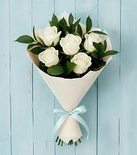 Букет цветов из:  Розы в Красном Логе