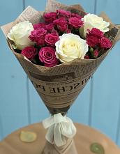 Букет цветов из:  Розы в Красном Логе