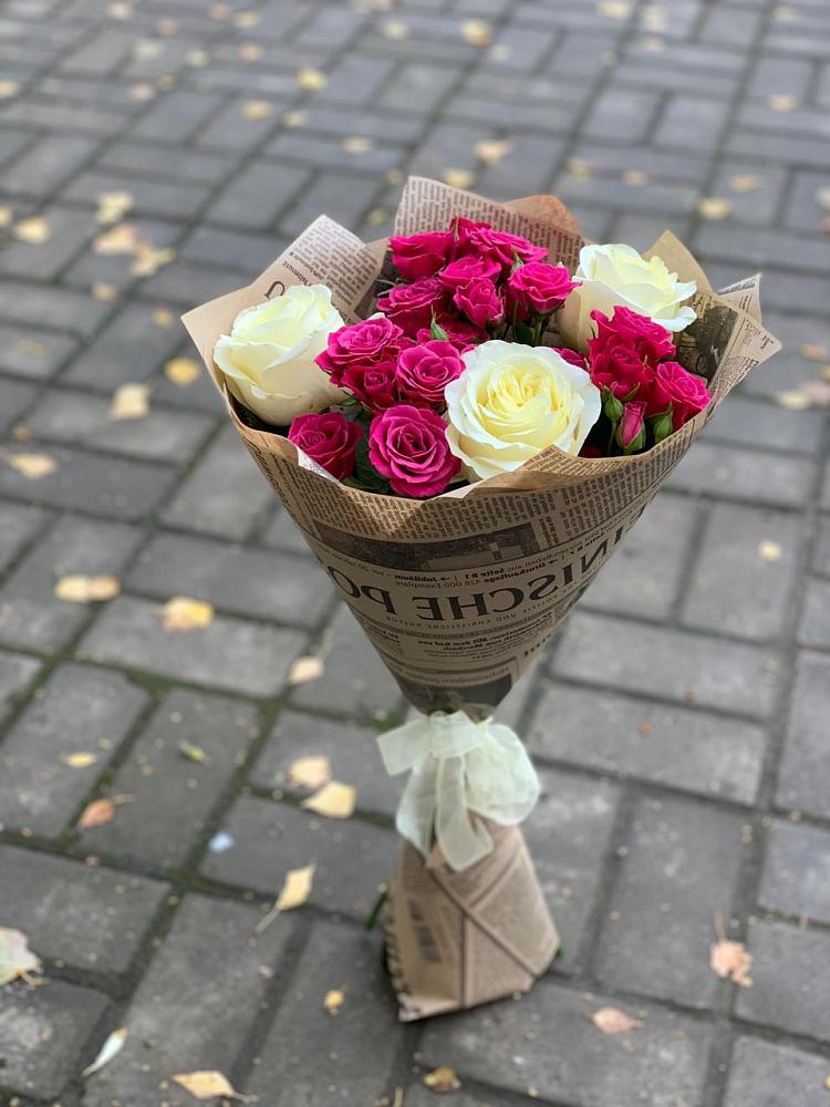 Букет цветов из: Розы в Красном Логе