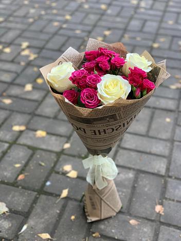 Букет цветов из: Розы в Красном Логе