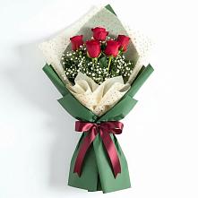 Букет цветов из:  Розы в Красном Логе