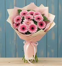 Букет цветов из:  Герберы в Красном Логе