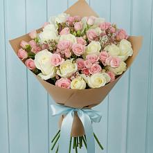 Букет цветов из:  Розы в Красном Логе